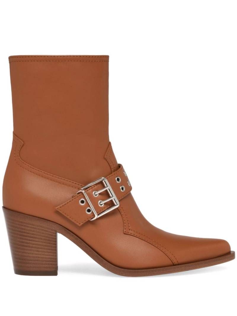 Gianvito Rossi 70mm Arizona boots - Brown von Gianvito Rossi