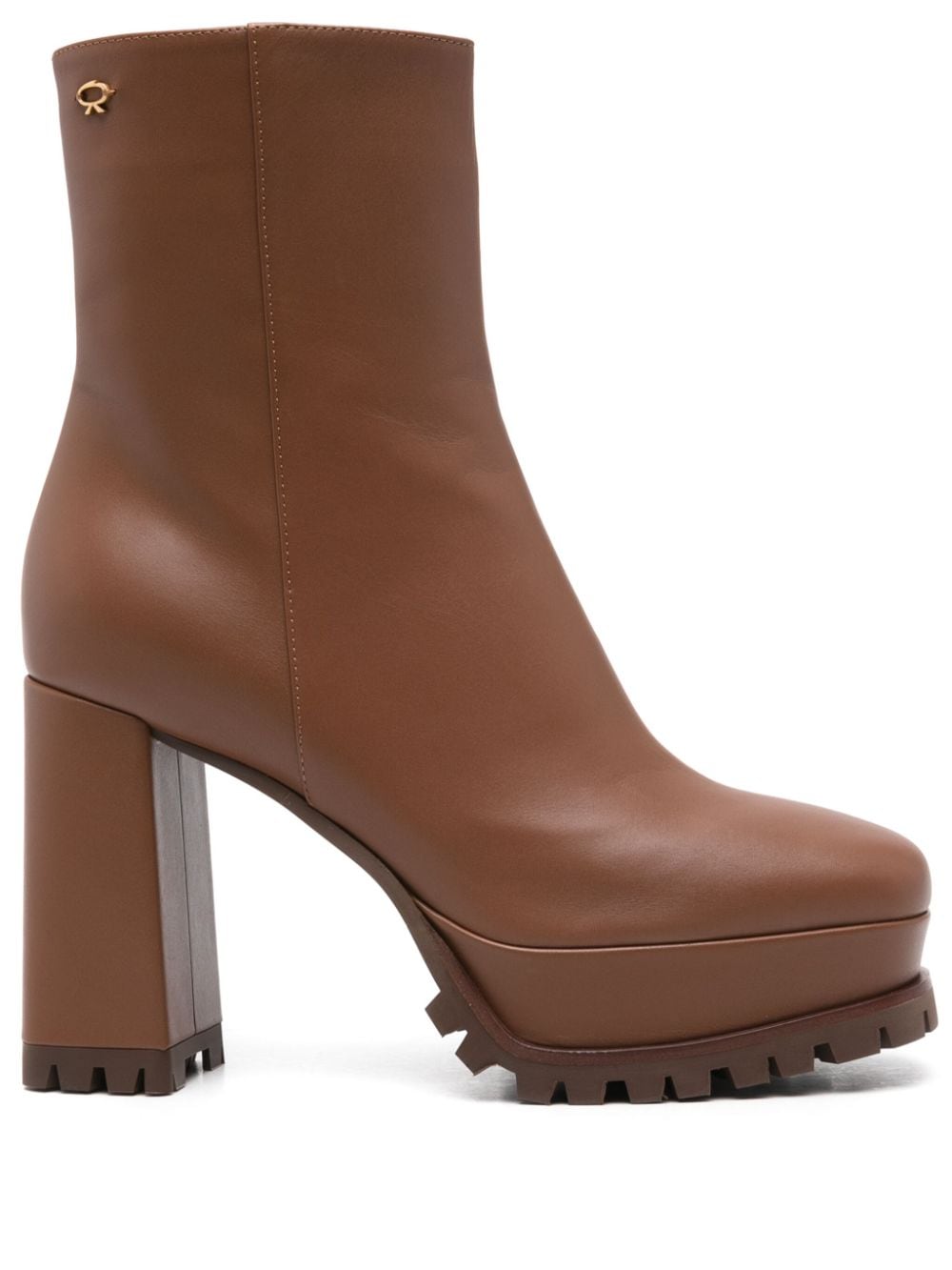 Gianvito Rossi 70mm Harlem boots - Brown von Gianvito Rossi