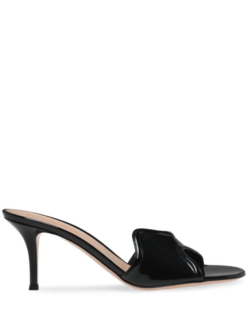 Gianvito Rossi 70mm Lucrezia mules - Black von Gianvito Rossi