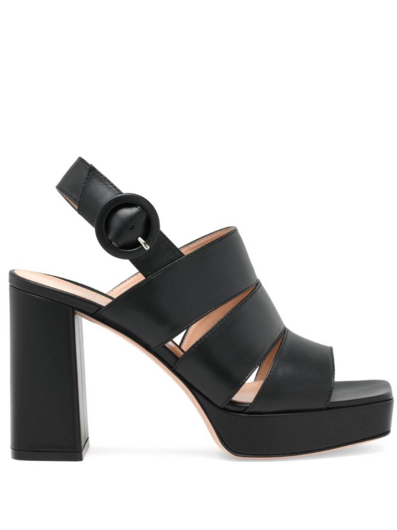 Gianvito Rossi 70mm Lyonne sandals - Black von Gianvito Rossi