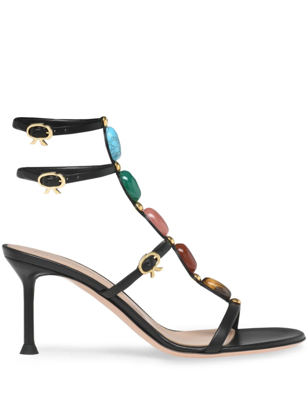 Gianvito Rossi 70mm Shanti sandals - Black von Gianvito Rossi