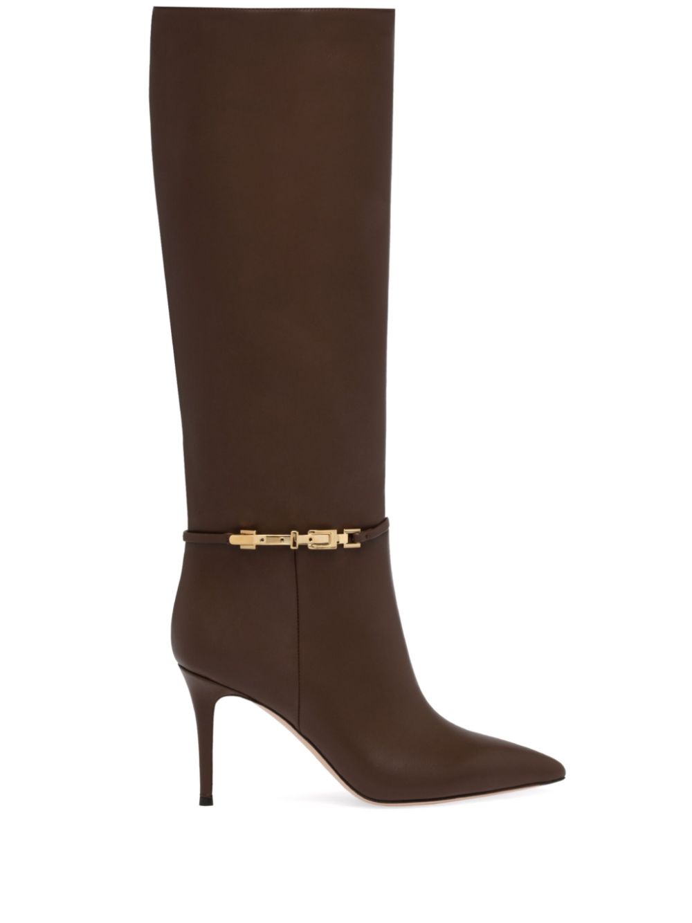 Gianvito Rossi 85mm Carrey boots - Brown von Gianvito Rossi