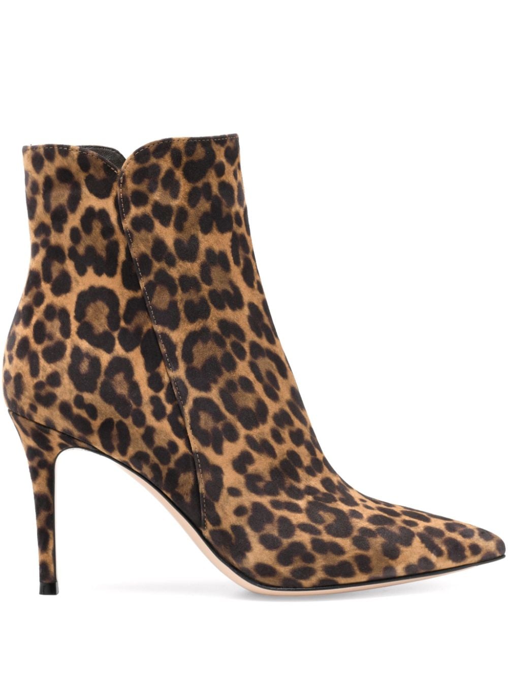 Gianvito Rossi 85mm Levy boots - Brown von Gianvito Rossi