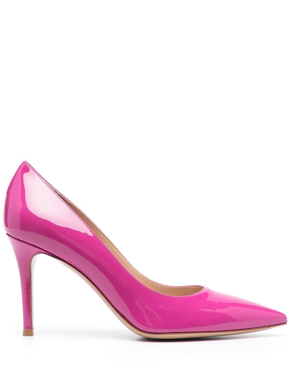 Gianvito Rossi Gianvito 85mm patent pumps - Pink von Gianvito Rossi