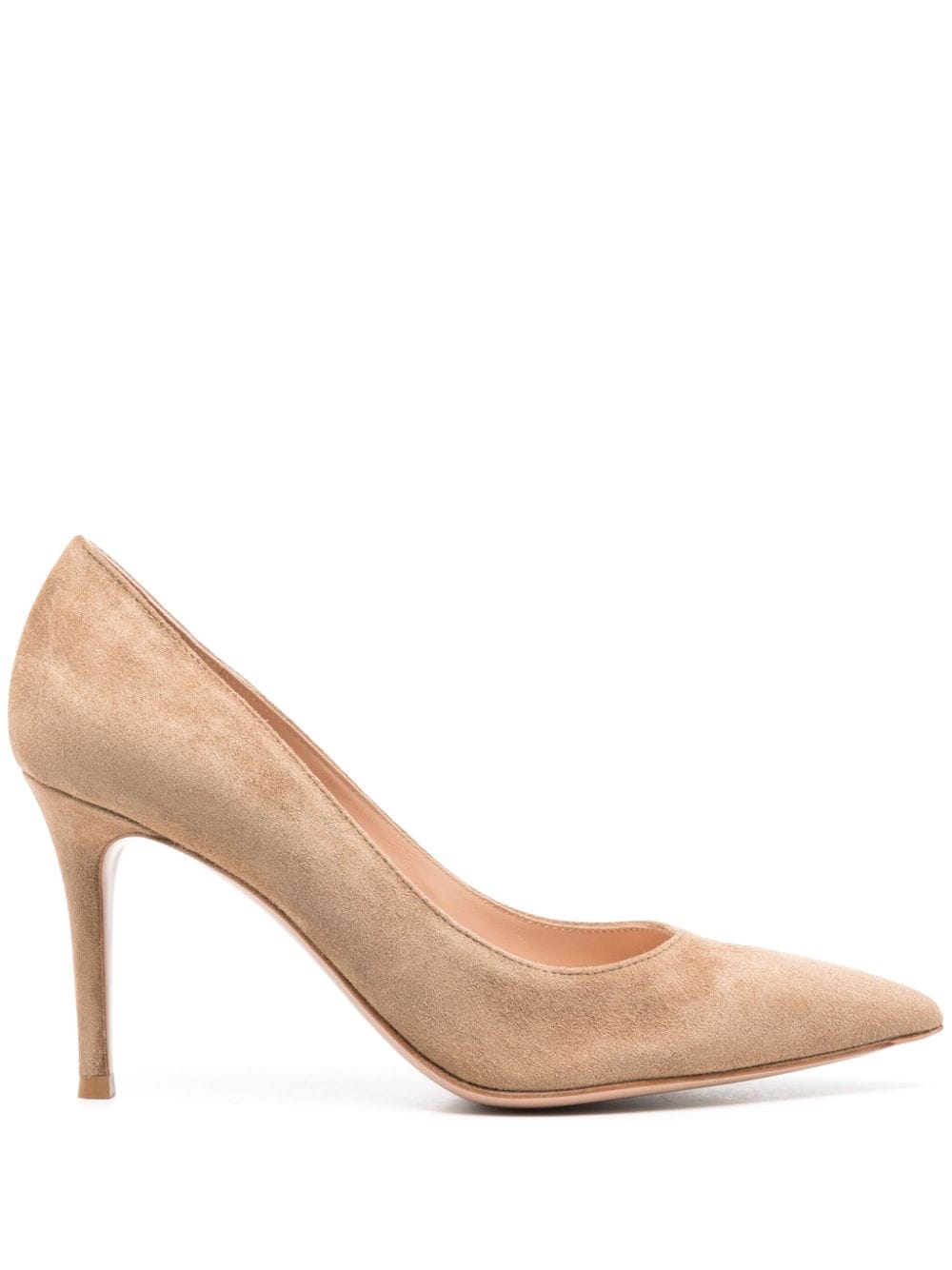 Gianvito Rossi 85mm suede pumps - Brown von Gianvito Rossi