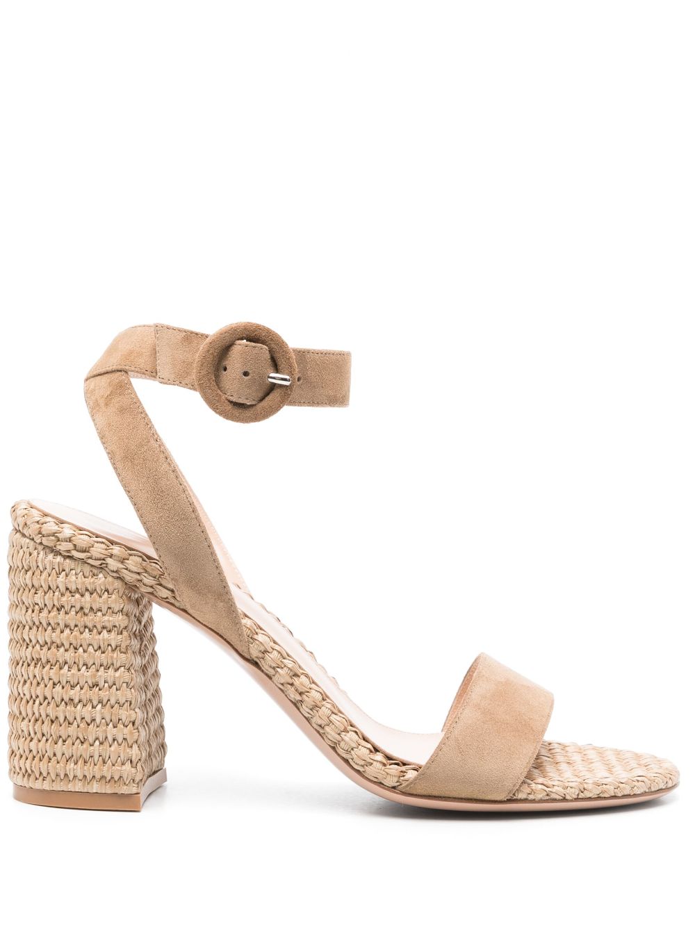 Gianvito Rossi 85mm suede sandals - Neutrals von Gianvito Rossi