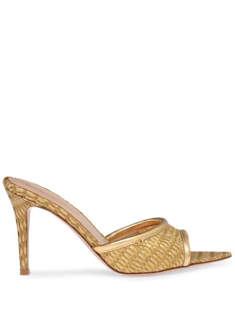 Gianvito Rossi 90mm Marbella mules - Gold von Gianvito Rossi