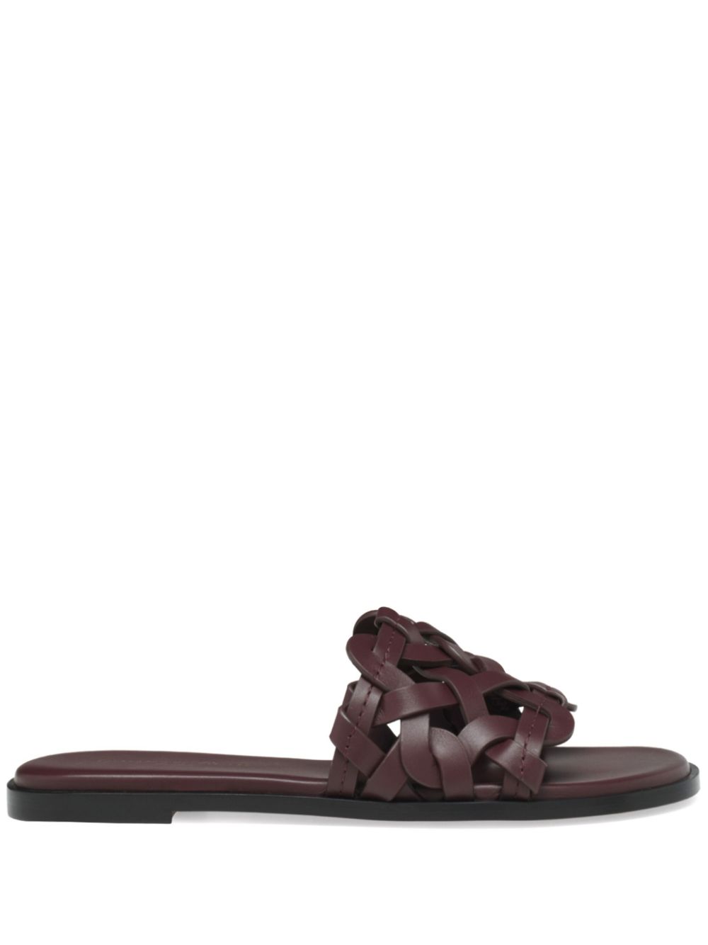 Gianvito Rossi Amalfi slides - Brown von Gianvito Rossi