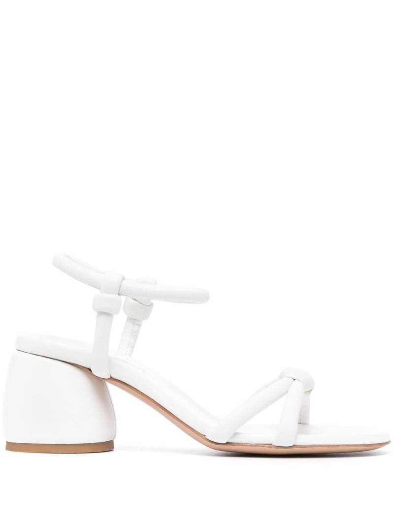 Gianvito Rossi Cassis 70mm leather sandals - White von Gianvito Rossi