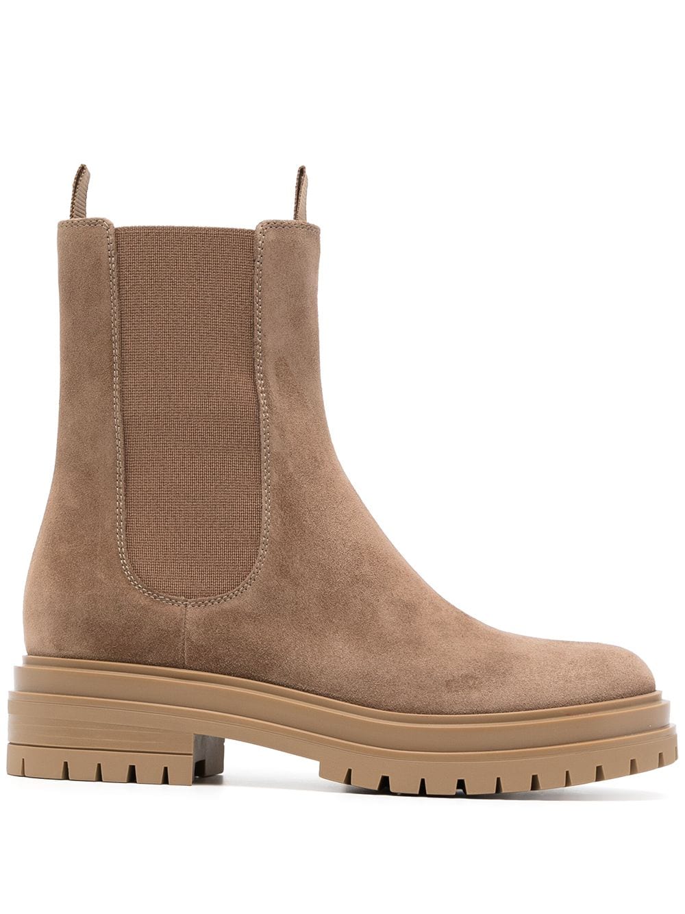 Gianvito Rossi Chester suede chelsea boots - Brown von Gianvito Rossi