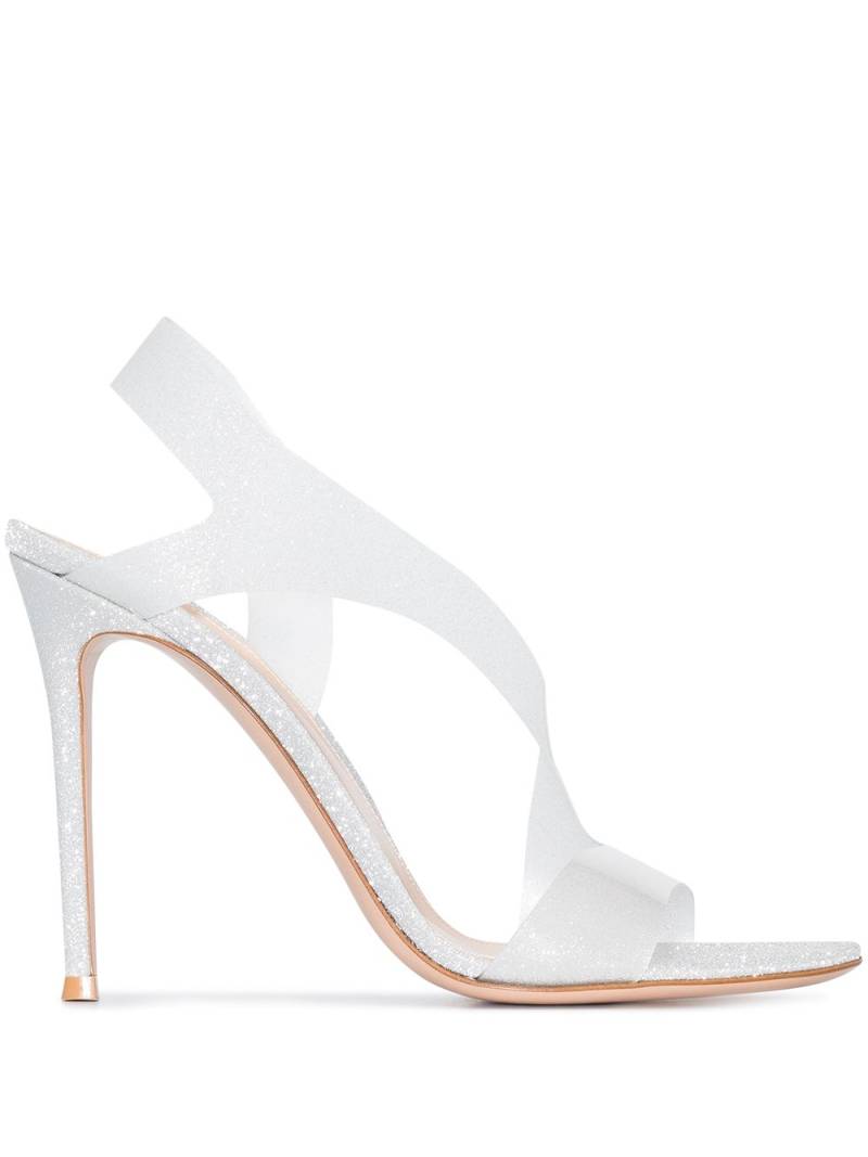 Gianvito Rossi Metropolis 105mm sandals - Silver von Gianvito Rossi