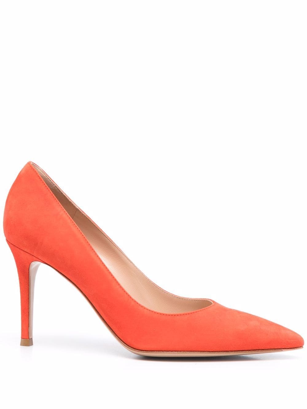 Gianvito Rossi Gianvito 85mm pointed-toe pumps - Red von Gianvito Rossi