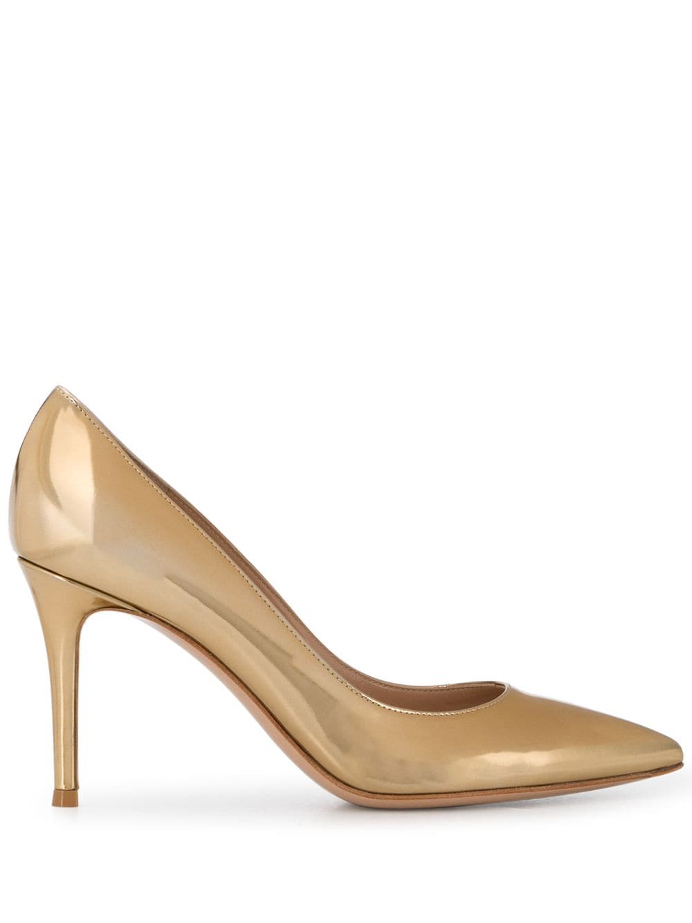 Gianvito Rossi Gianvito 90mm pumps - Gold von Gianvito Rossi