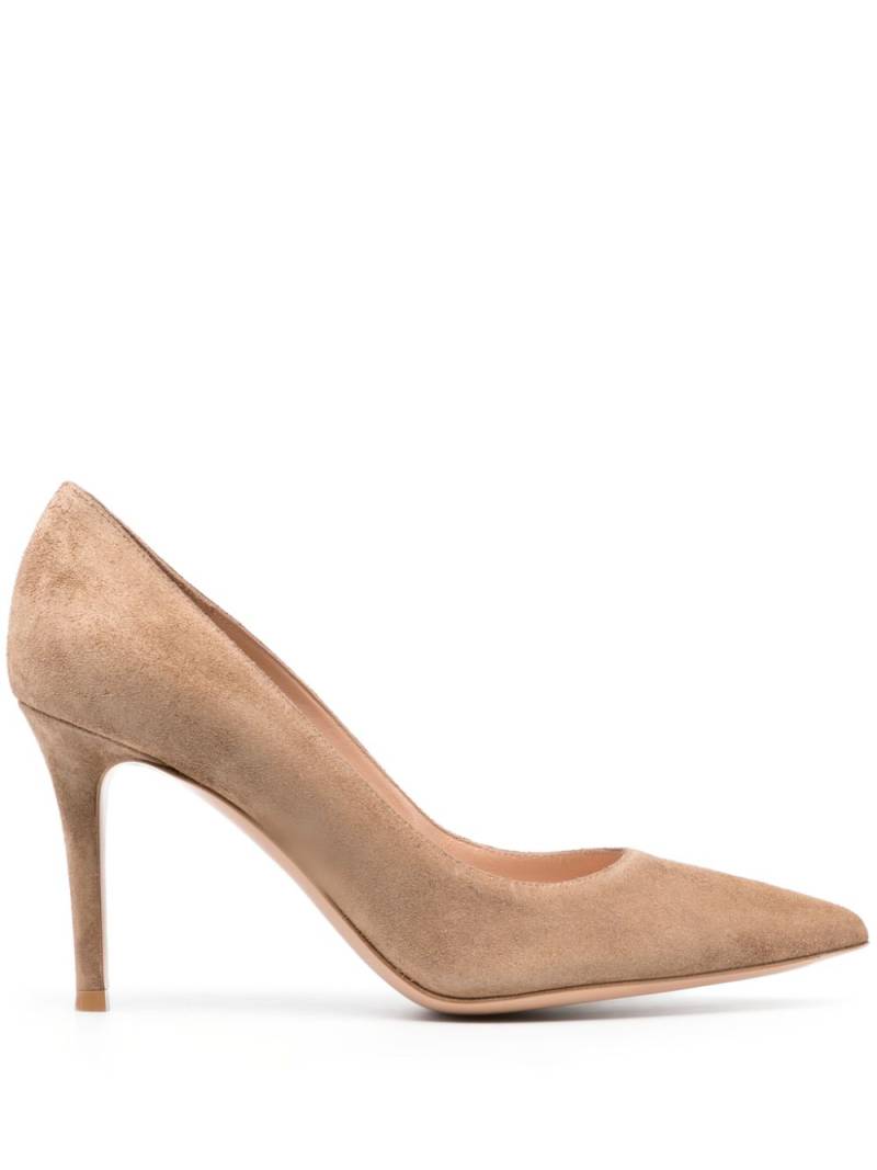 Gianvito Rossi Gianvito 95mm patent pumps - Neutrals von Gianvito Rossi