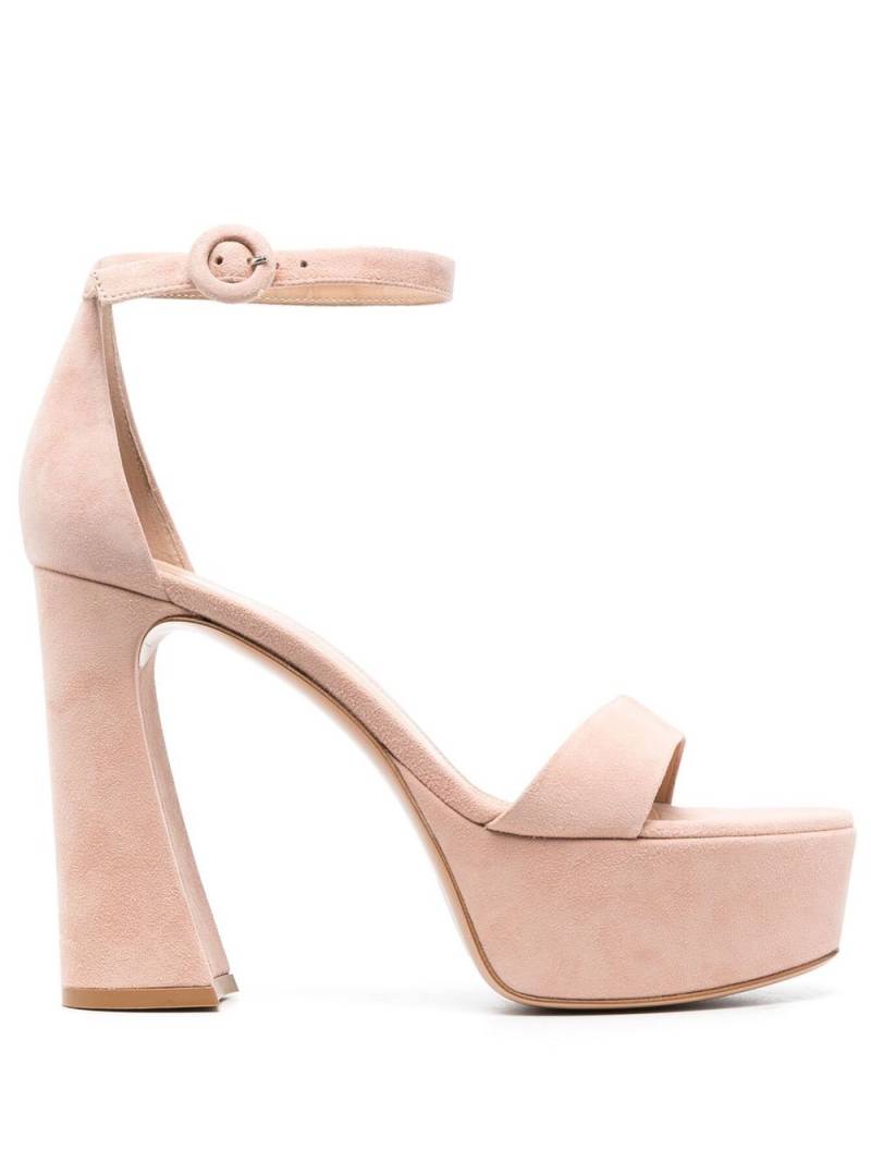 Gianvito Rossi Holly 120mm platform sandals - Neutrals von Gianvito Rossi