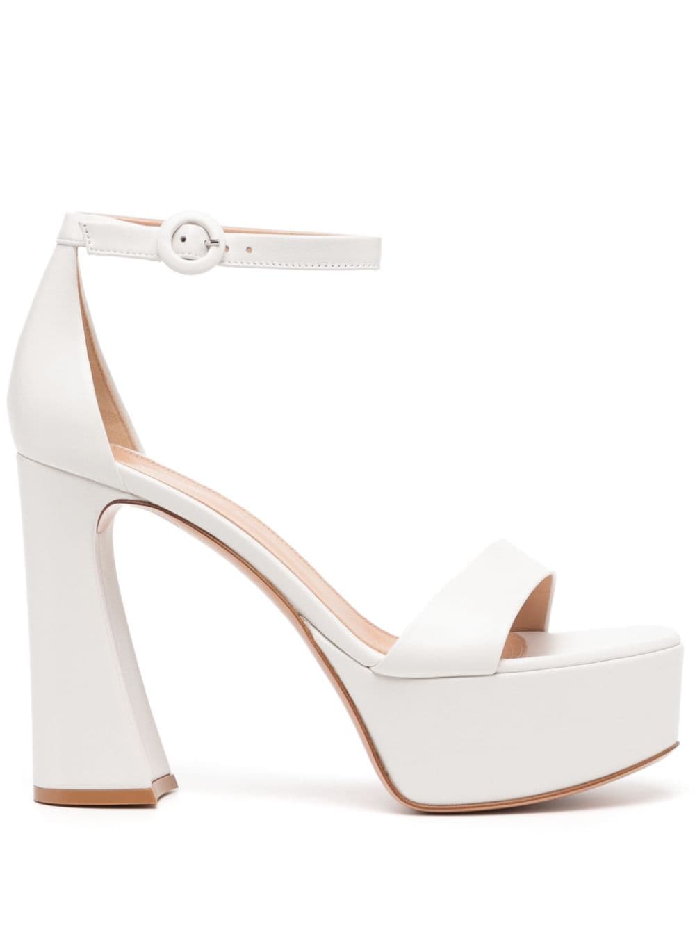 Gianvito Rossi Holly D'Orsay 70mm sandals - White von Gianvito Rossi