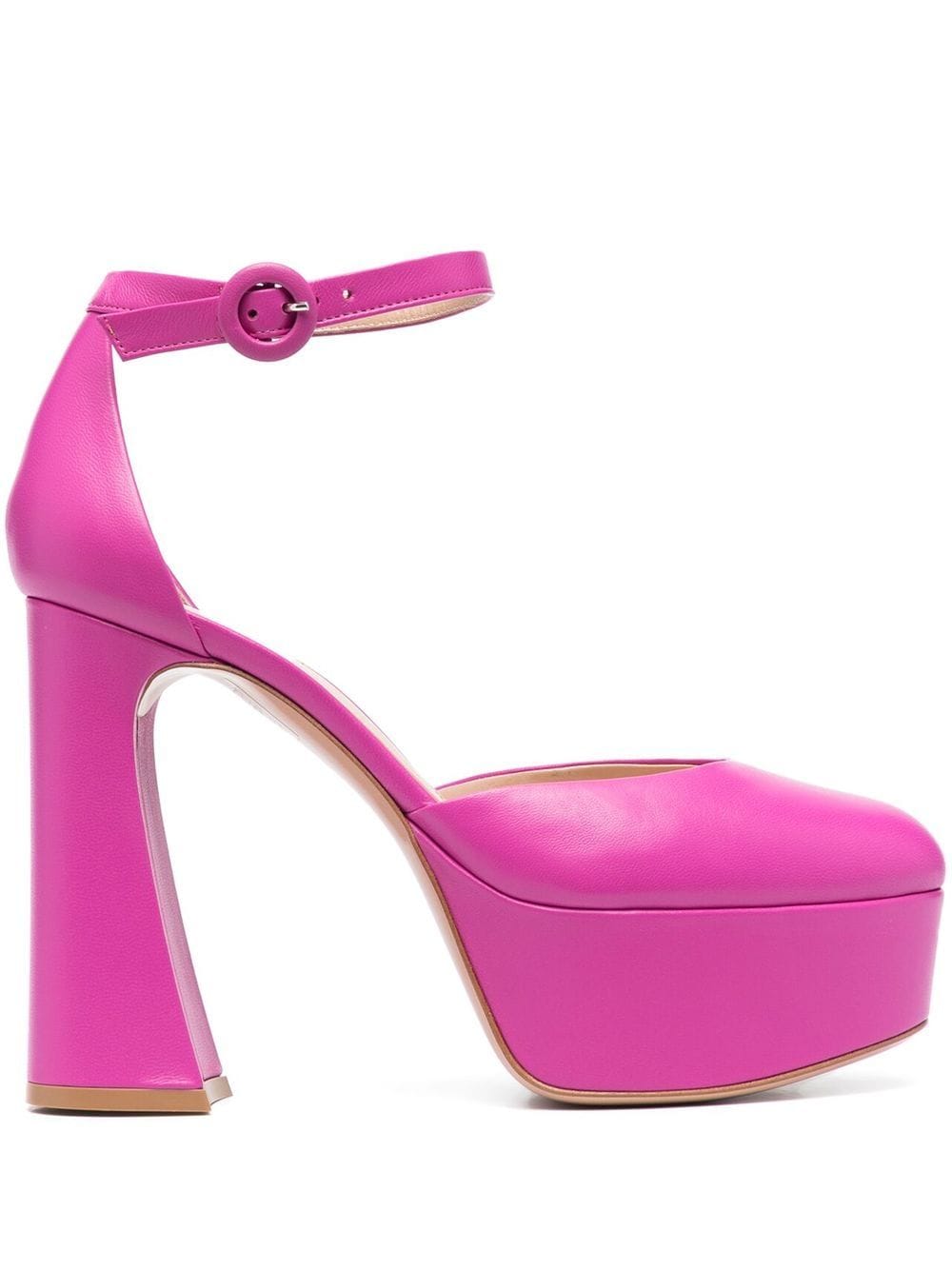 Gianvito Rossi Holly D'Orsay platform pumps - Pink von Gianvito Rossi