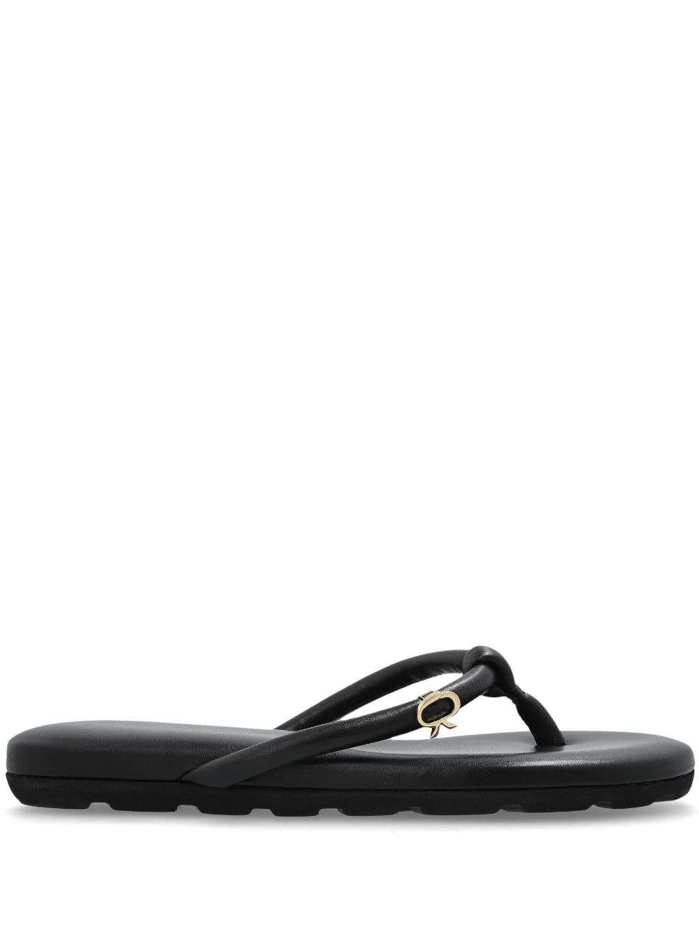 Gianvito Rossi Juno flip flops - Black von Gianvito Rossi