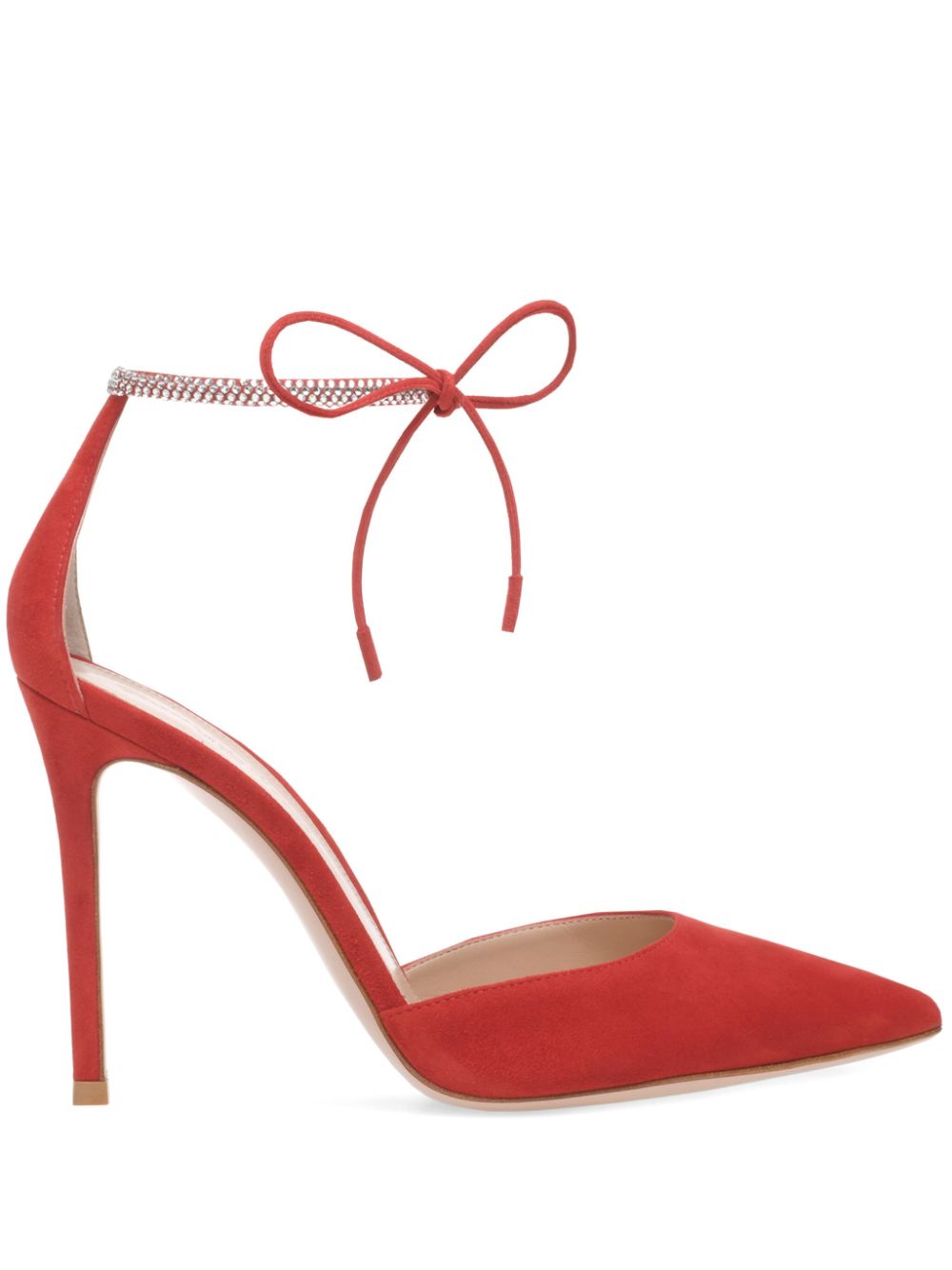 Gianvito Rossi Montecarlo D'Orsay 105mm pumps - Red von Gianvito Rossi