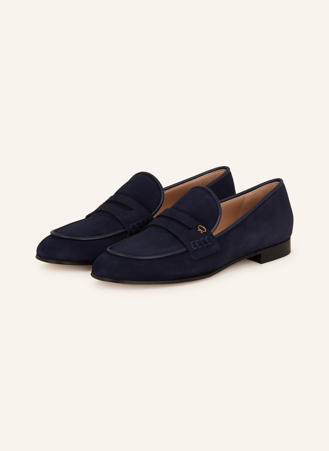 Gianvito Rossi Penny-Loafer blau von Gianvito Rossi