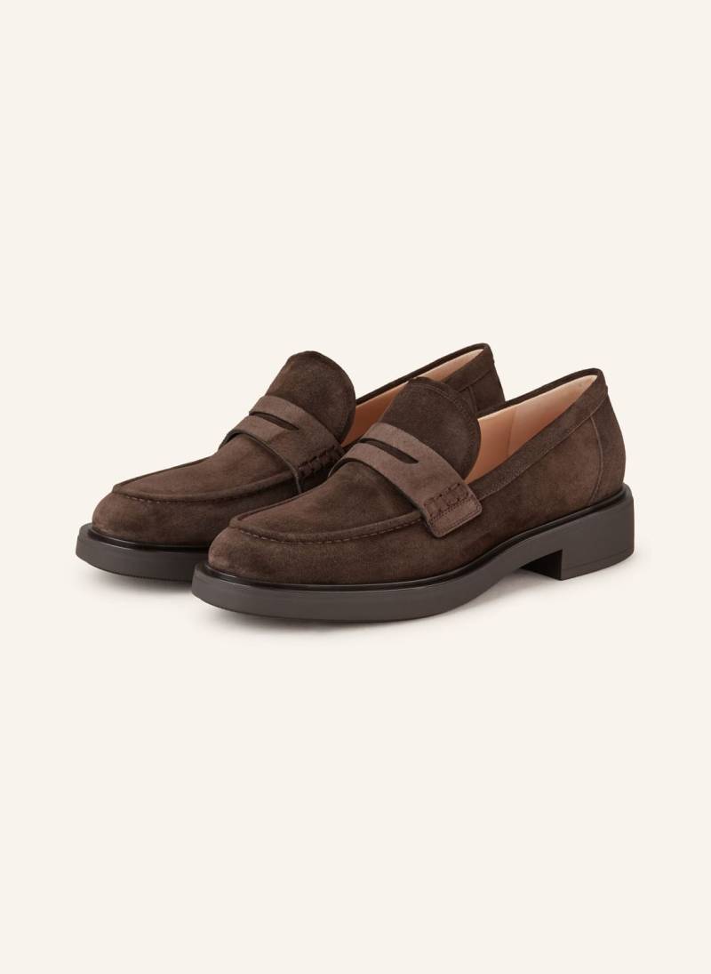 Gianvito Rossi Plateau-Loafer Harris braun von Gianvito Rossi