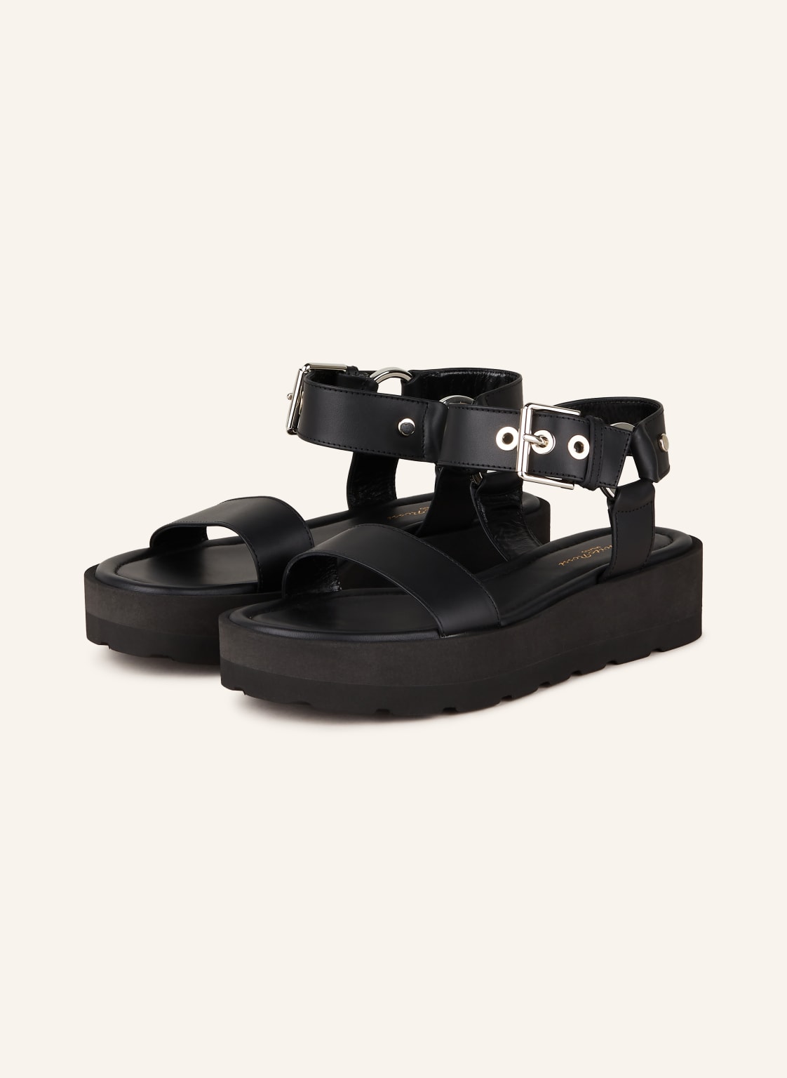 Gianvito Rossi Plateau-Sandalen Flatform schwarz Gianvito Rossi Plateau-Sandalen Flatform schwarz von Gianvito Rossi