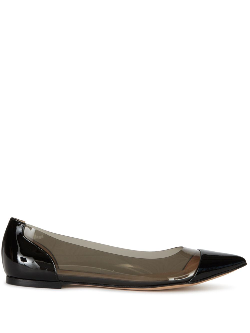 Gianvito Rossi Plexi ballet flats - Neutrals von Gianvito Rossi