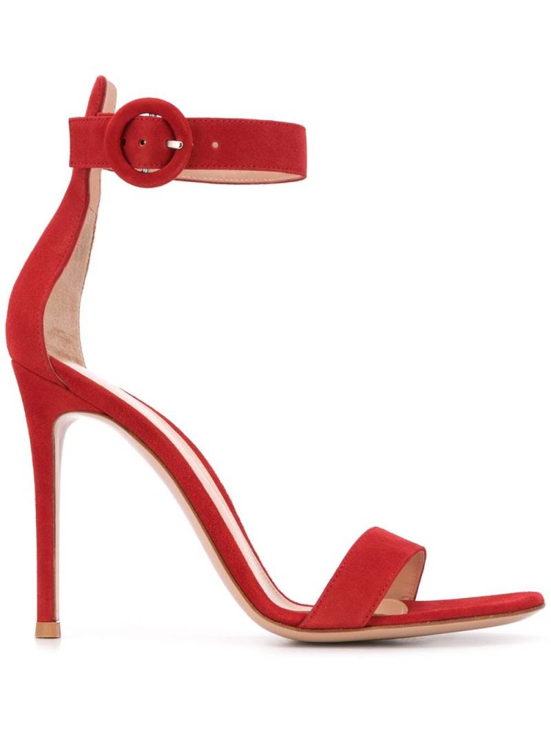 Gianvito Rossi Portofino 105mm sandals - Red von Gianvito Rossi