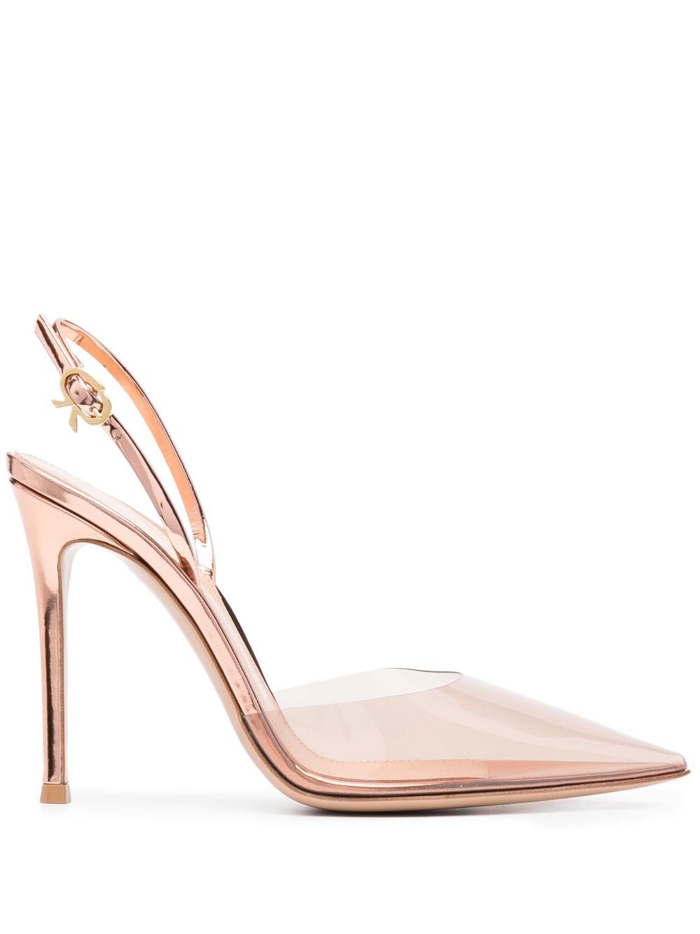 Gianvito Rossi Ribbon D'orsay 105mm pumps - Neutrals von Gianvito Rossi