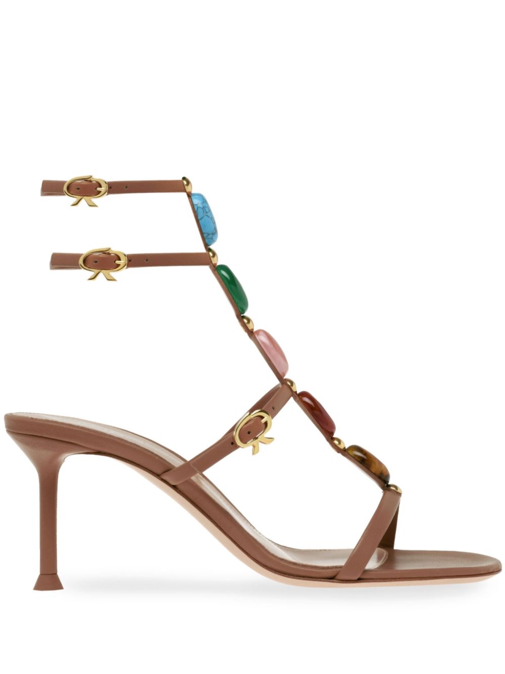 Gianvito Rossi Shanti 70 sandals - Brown von Gianvito Rossi