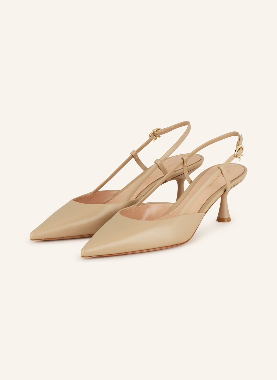 Gianvito Rossi Slingpumps Ascent 55 beige Gianvito Rossi Slingpumps Ascent 55 beige von Gianvito Rossi