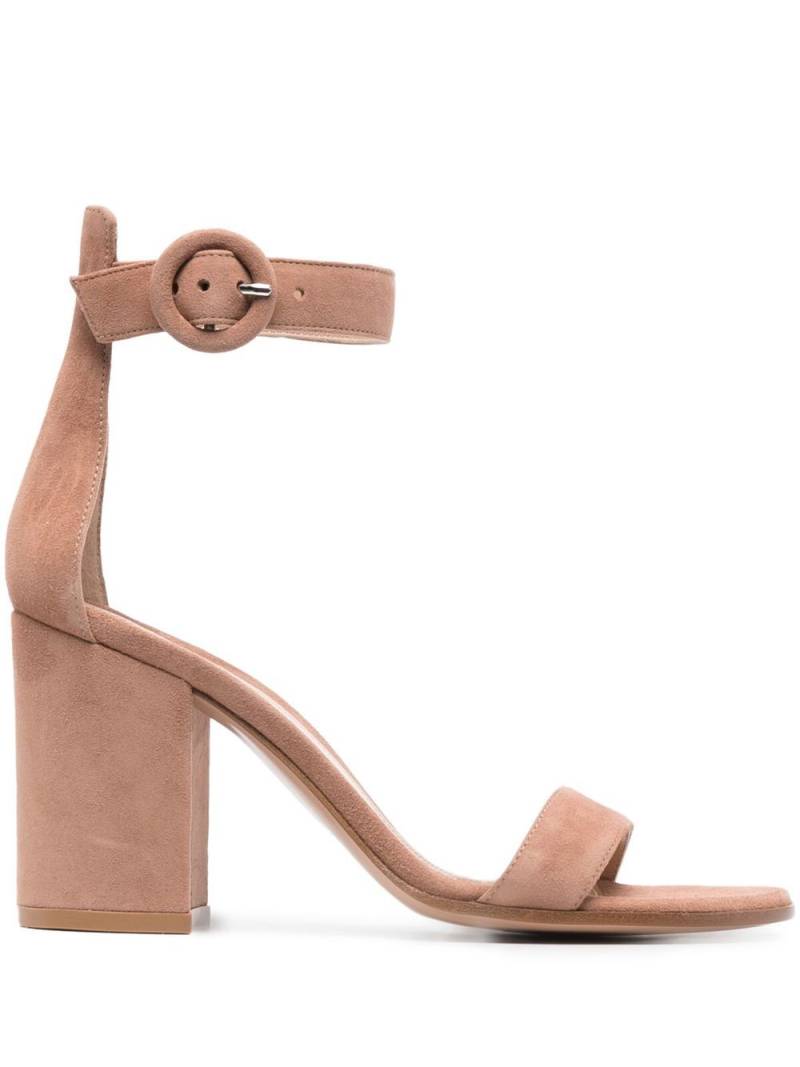 Gianvito Rossi Versilia 85mm suede sandals - Neutrals von Gianvito Rossi