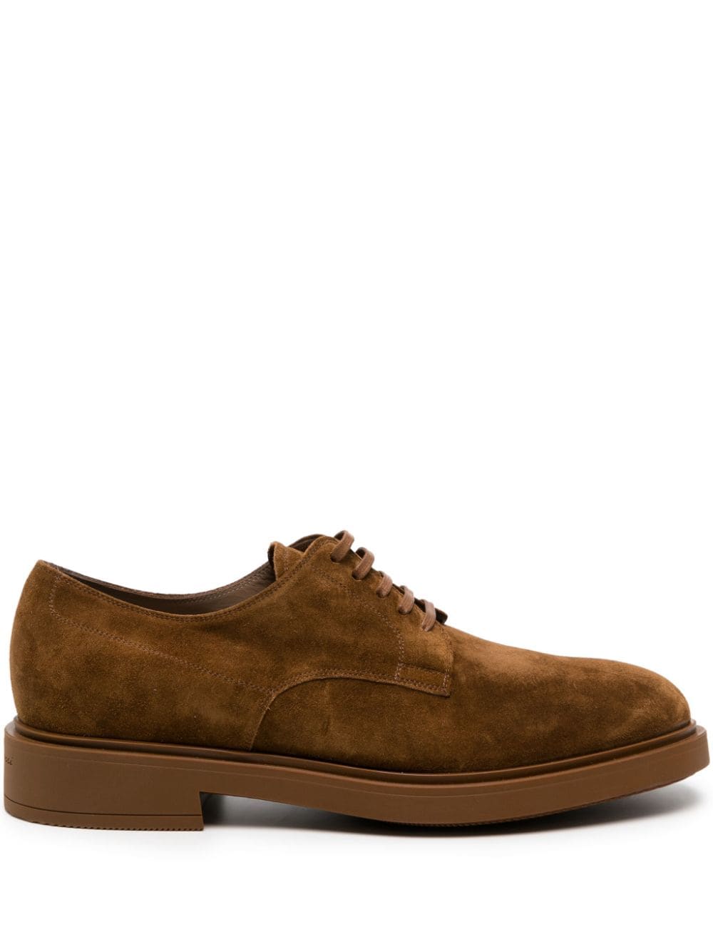 Gianvito Rossi William suede derby shoes - Brown von Gianvito Rossi