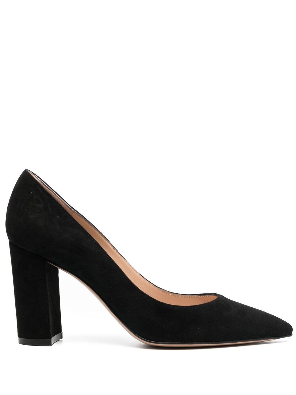 Gianvito Rossi Piper 85mm suede pumps - Black von Gianvito Rossi