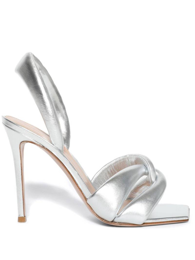 Gianvito Rossi metallic leather sandals - Silver von Gianvito Rossi