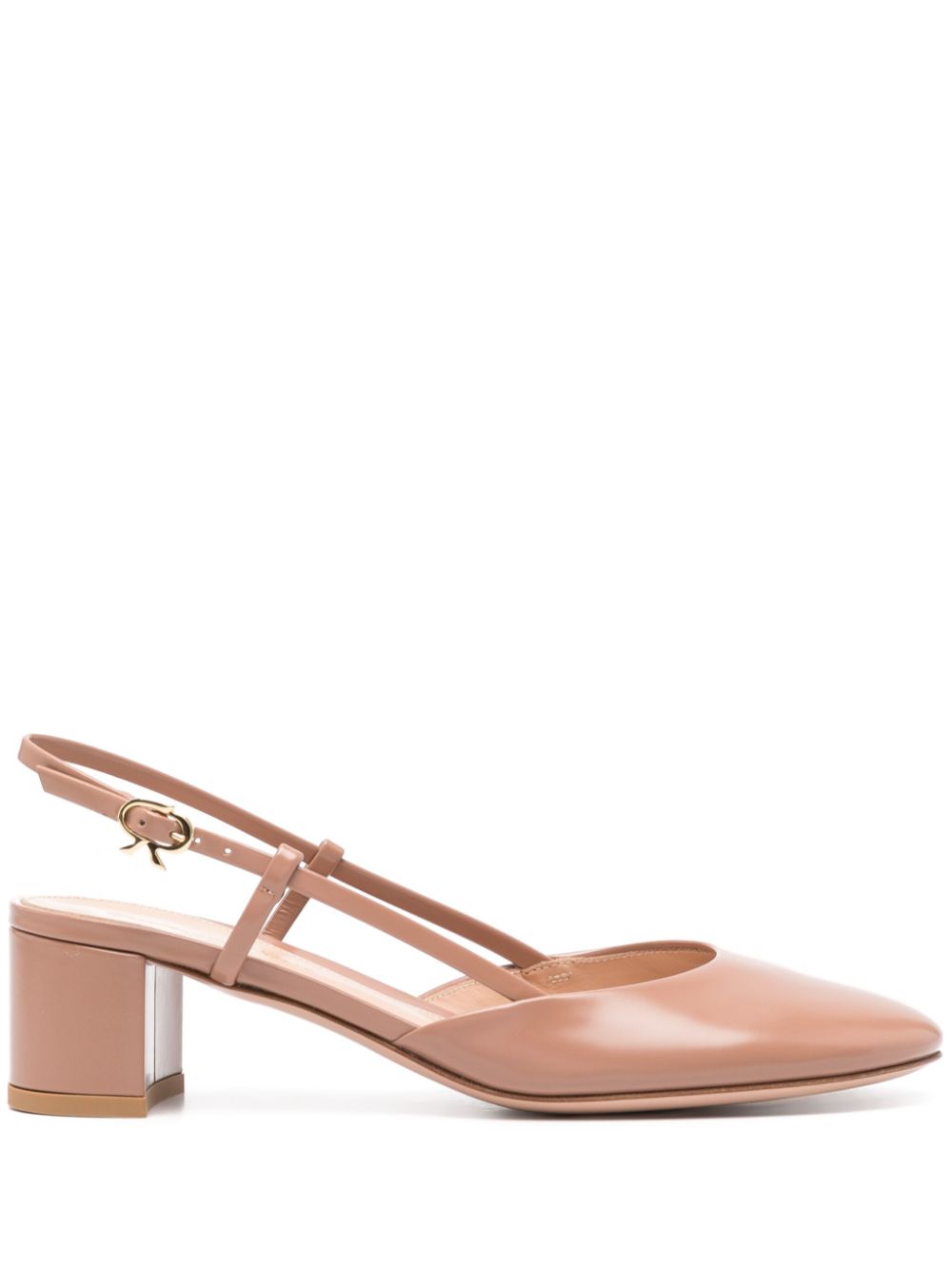 Gianvito Rossi slingback leather pumps - Neutrals von Gianvito Rossi