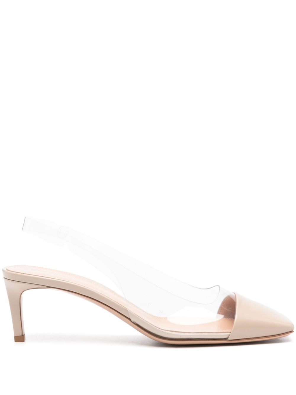 Gianvito Rossi transparent-panel pumps - Neutrals von Gianvito Rossi