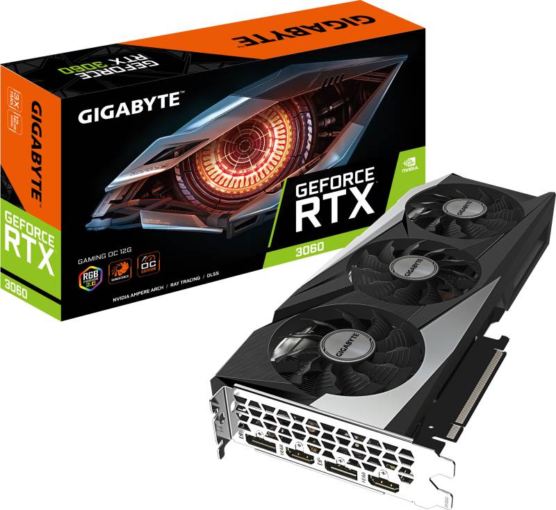 Gigabyte Grafikkarte »GeForce RTX™ 3060 Gaming OC«, 12 GB, GDDR6 von Gigabyte