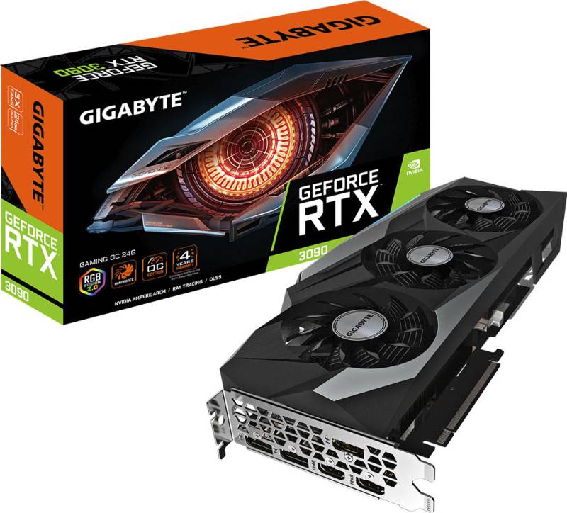 Gigabyte Grafikkarte »GeForce RTX™ 3090 GAMING OC«, 24 GB, GDDR6X von Gigabyte