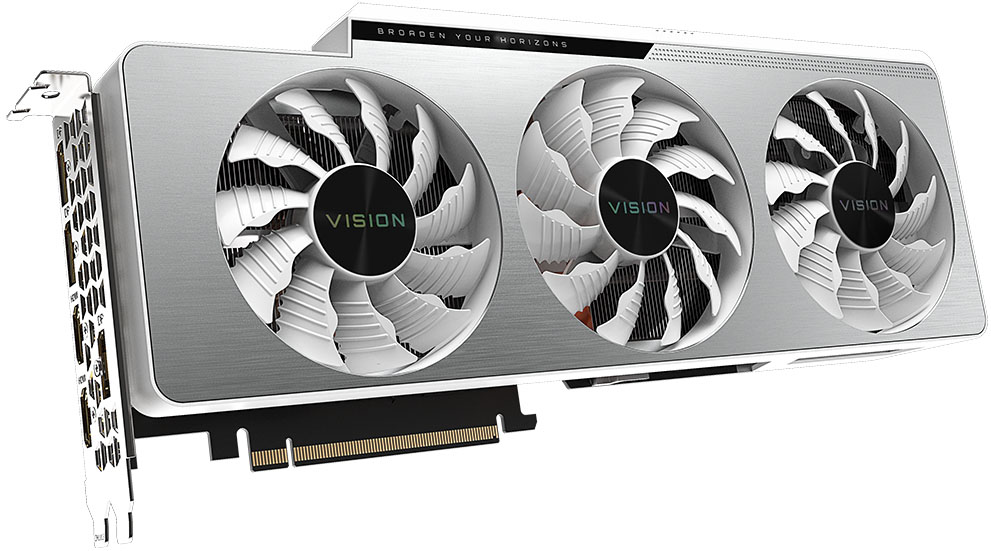 Gigabyte Grafikkarte »Gigabyte GeForce RTX3080Ti Vision OC 12GB (3xDP, 2xHDMI)«, 12 GB, GDDR6X von Gigabyte