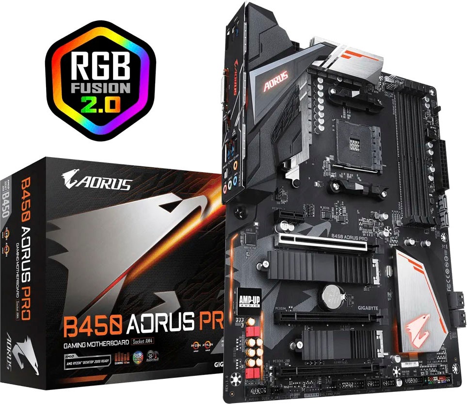 Gigabyte Mainboard »B450 AORUS PRO (rev. 1.0)«, (1 St.) von Gigabyte