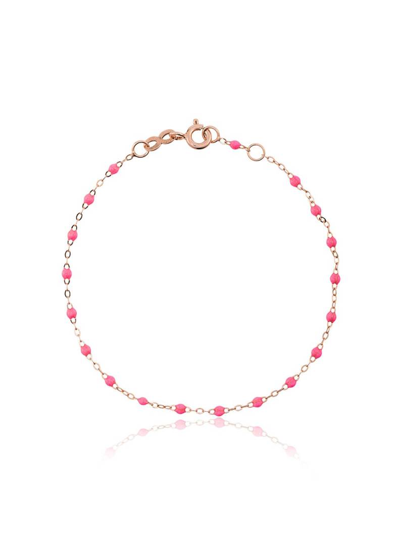 Gigi Clozeau 18kt rose gold Classic Gigi Madone baby pink bracelet von Gigi Clozeau