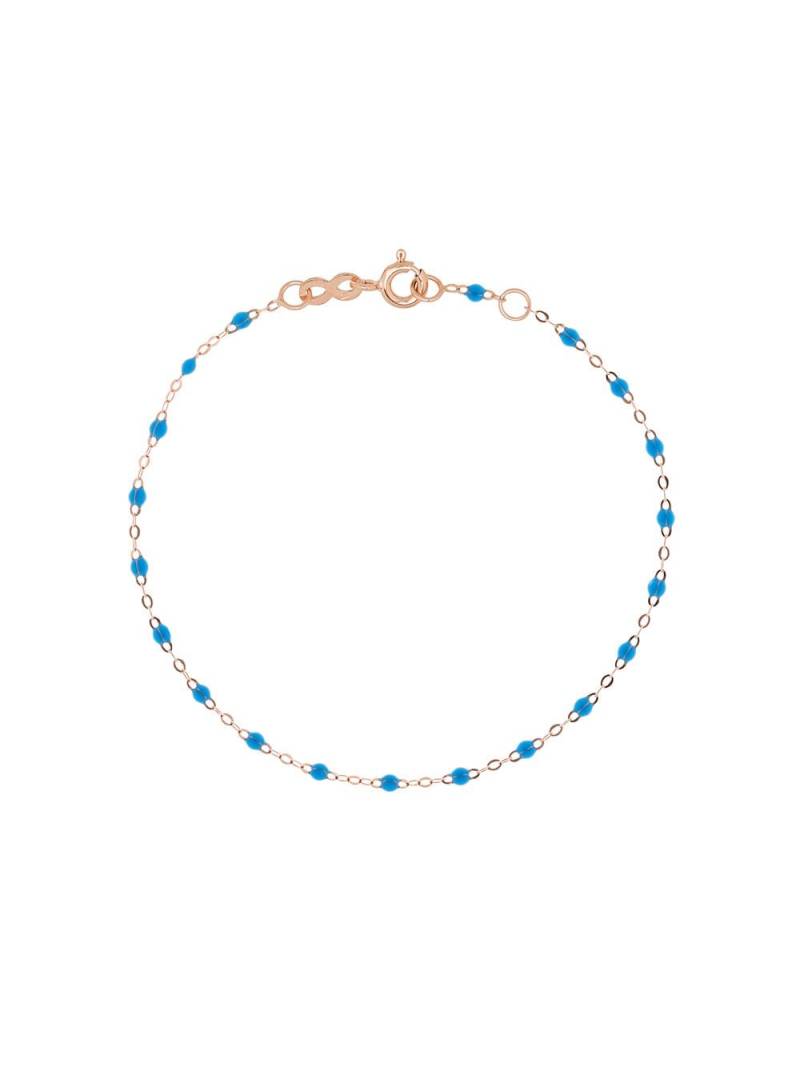 Gigi Clozeau 18kt rose gold beaded bracelet - Blue von Gigi Clozeau