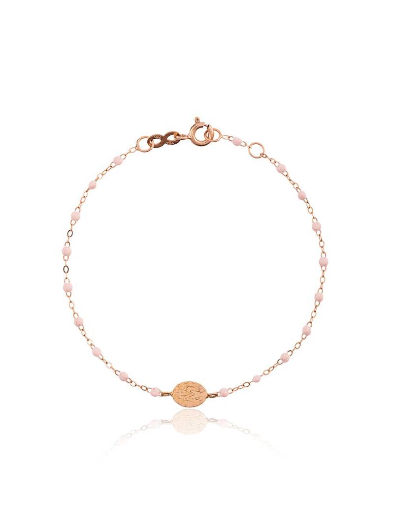 Gigi Clozeau 18kt rose gold pink beaded bracelet von Gigi Clozeau