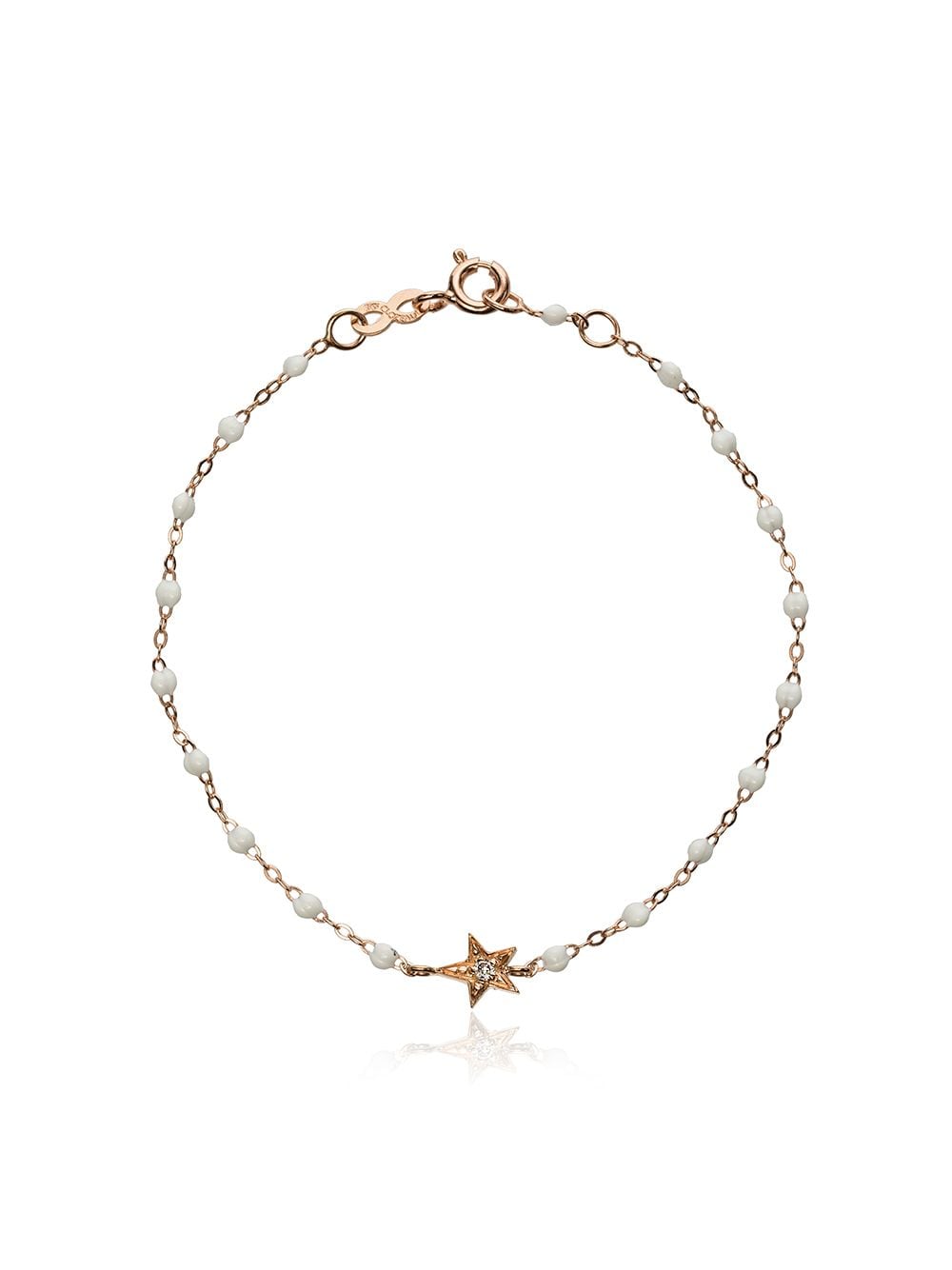 Gigi Clozeau 18kt rose gold star diamond and rose gold bracelet - White von Gigi Clozeau