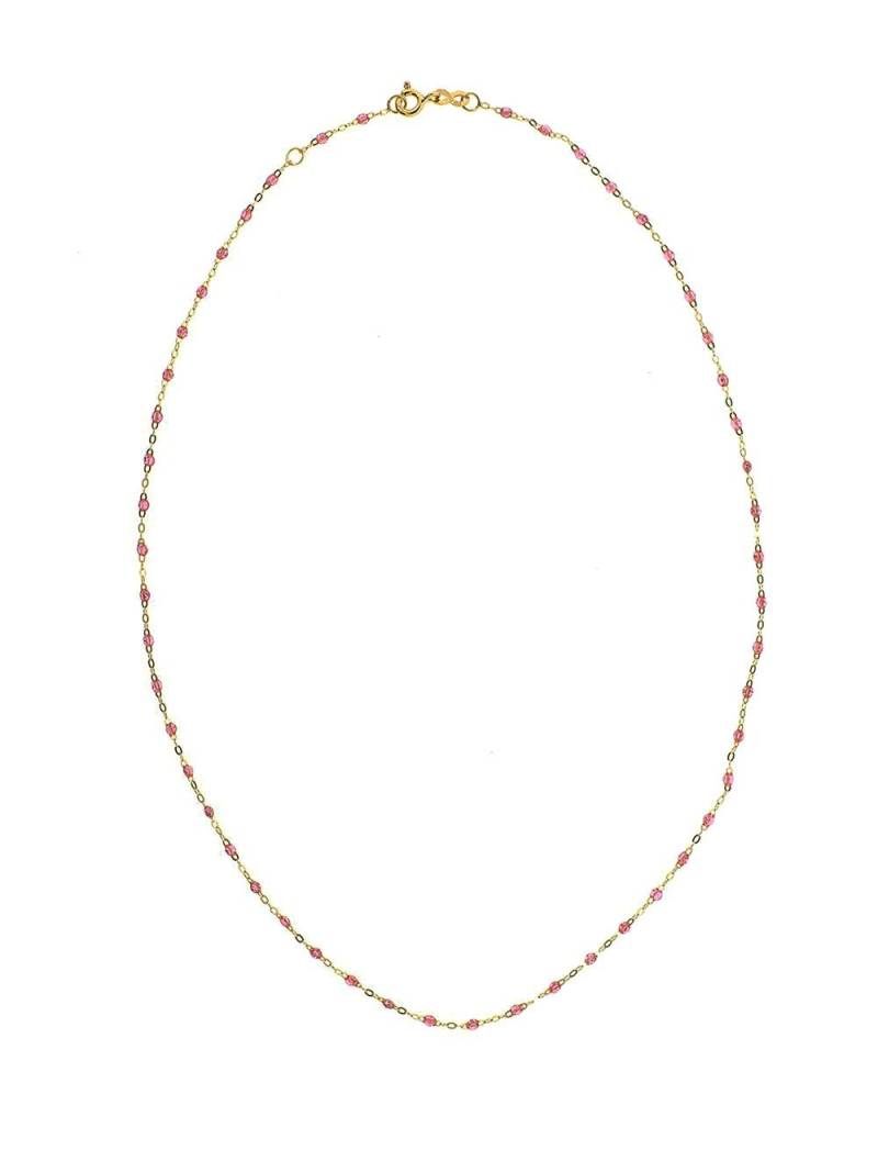 Gigi Clozeau 18kt yellow gold Classic Gigi rose beaded necklace von Gigi Clozeau