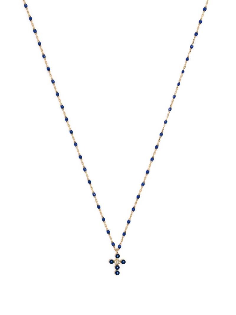 Gigi Clozeau 18kt yellow gold lapis lazuli and diamond necklace - Blue von Gigi Clozeau