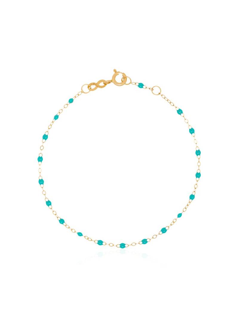 Gigi Clozeau 18kt yellow gold turquoise bead bracelet - Blue von Gigi Clozeau