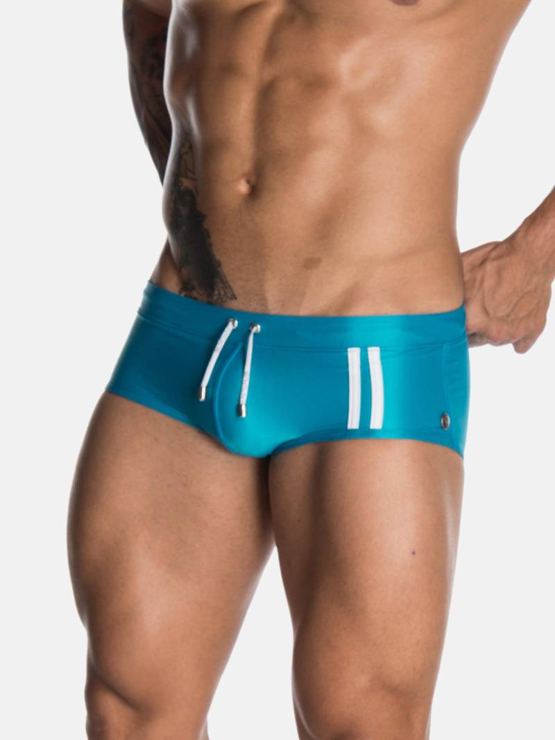 Badeshorts Naval Herren Blau S von Gigo