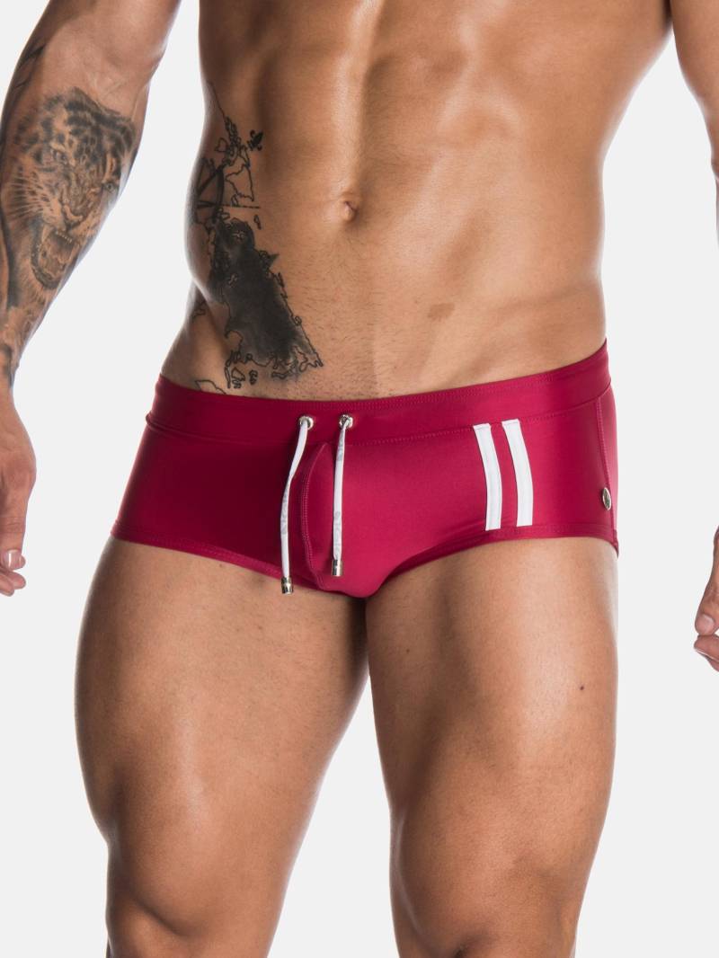 Badeshorts Naval Herren Bordeaux XL von Gigo